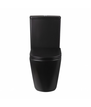Унитаз-компакт Qtap Robin безободковый с сиденьем Soft-close QT13222141ARMB