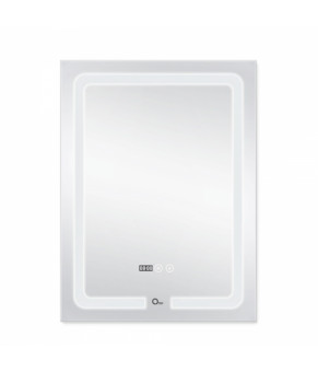 Зеркало Qtap Mideya (DC-F937) 600х800 с LED-подсветкой, антизапотеванием и диммером (QT2078F937W)