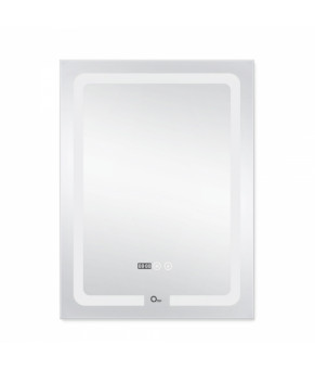 Зеркало Qtap Mideya (DC-F937) 600х800 с LED-подсветкой, антизапотеванием и диммером (QT2078F937W)