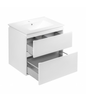 Тумба подвесная с раковиной Qtap Albatross QT0172TP700D3070CW