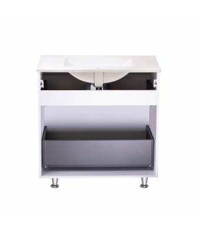 Тумба напольная с раковиной Qtap Scorpio QT1471TNВ8013080CW