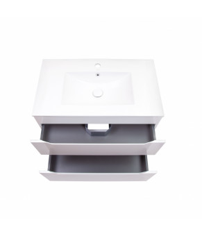 Тумба подвесная с раковиной Qtap Scorpio QT1472TPВ8013080CW