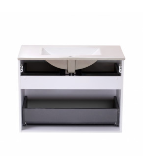 Тумба подвесная с раковиной Qtap Scorpio QT1472TPВ8013080CW