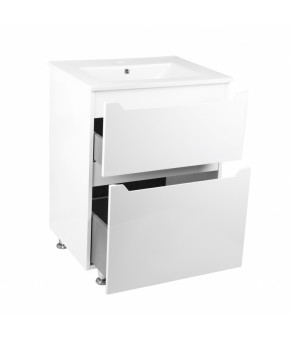 Тумба напольная с раковиной Qtap Scorpio QT1471TNВ6013060CW