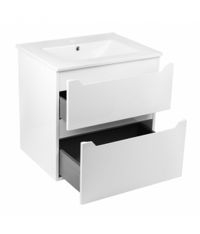Тумба подвесная с раковиной Qtap Scorpio QT1472TPВ6013060CW