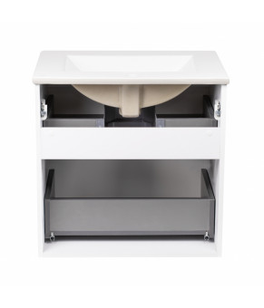 Тумба подвесная с раковиной Qtap Scorpio QT1472TPВ6013060CW