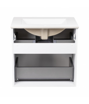 Тумба подвесная с раковиной Qtap Scorpio QT1472TPВ7013070CW