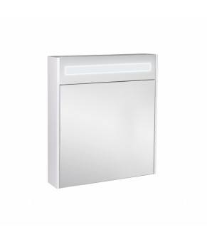 Зеркальный шкаф подвесной Qtap Robin с подсветкой QT1377ZP6001W