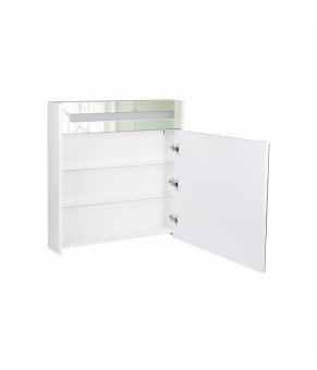 Зеркальный шкаф подвесной Qtap Robin с подсветкой QT1377ZP7001W