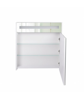 Зеркальный шкаф подвесной Qtap Robin с подсветкой QT1377ZP7001W