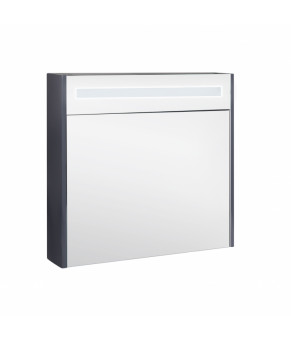 Зеркальный шкаф подвесной Qtap Robin с подсветкой QT1377ZP8002G