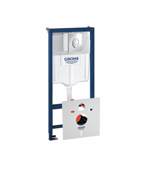 Набор инсталляция 4 в 1 Grohe Rapid SL 38721001 + унитаз с сиденьем Qtap Swan QT16335178W