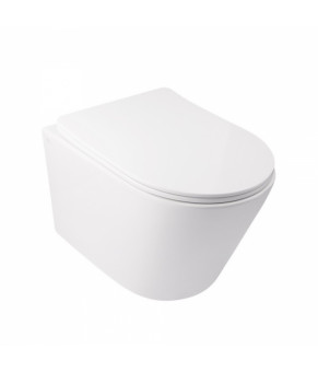 Набор Qtap инсталляция Nest QTNESTM425M06CRM + унитаз с сиденьем Swan QT16335178W