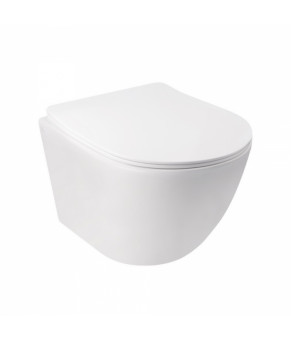 Набор Qtap инсталляция Nest QTNESTM425M08SAT + унитаз с сиденьем Jay QT07335176W