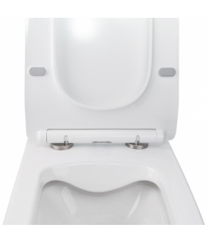 Комплект Qtap инсталляция Nest QTNESTM425M06CRM + унитаз с сиденьем Crow QT05335170W + набор для гигиенического душа со смесителем Inspai-Varius QTINSVARCRMV00440201