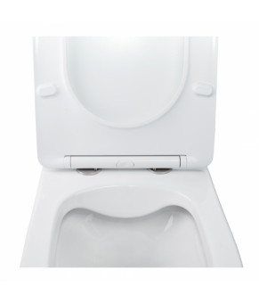 Комплект Qtap инсталляция Nest QTNESTM425M11CRM + унитаз с сиденьем Swan QT16335178W + набор для гигиенического душа со смесителем Inspai-Varius QTINSVARCRMV00440501