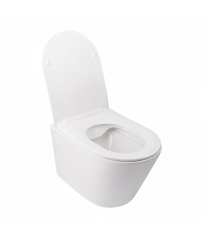 Комплект Qtap инсталляция Nest QTNESTM425M11CRM + унитаз с сиденьем Swan QT16335178W + набор для гигиенического душа со смесителем Inspai-Varius QTINSVARCRMV00440001