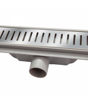 Трап Qtap Dry FA304-800 линейный с сухим затвором и решеткой 800х73 (QTDRYFA304800)