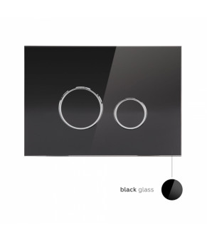 Панель смыва Qtap Nest QT0111V1163GB Черная (SD00038765)