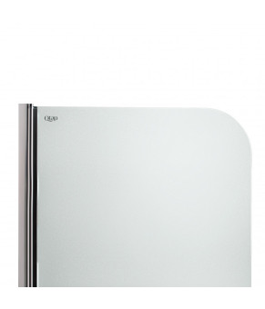 Штора на ванну Qtap Standard CRM407513APL стекло Pear 6 мм, 75х140 см, левая (SD00039718)