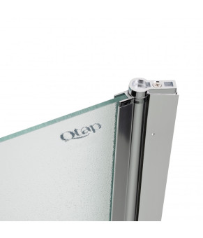 Штора на ванну Qtap Standard CRM407513APR Pear 6 мм, 75х140 см, правая (STDCRM407513APR)