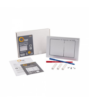 Панель смыва Qtap Nest QT0111M06029SAT (Матовый хром)