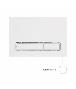 Панель смыва Qtap Nest QT0111M08V1384W Белый (SD00038777)