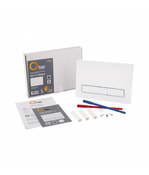 Панель смыва Qtap Nest QT0111M08V1384W Белый (SD00038777)