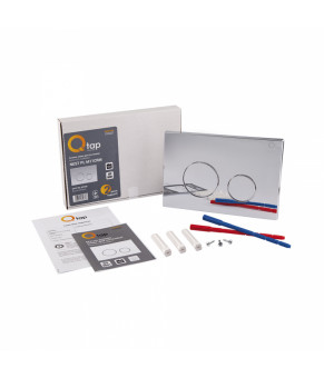 Панель смыва для унитаза Qtap Nest QT0111M11112CRM