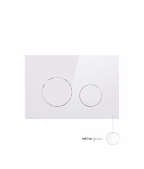 Панель смыва Qtap Nest QT0111M11110W, белая (SD00042966)