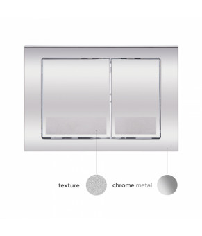 Набор инсталляция Qtap Nest ST 4 в 1 с квадратной панелью смыва QT0133M425M06028CRM