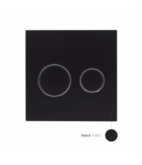 Панель смыва Qtap Nest Uni QT0211P01V1178MB Черная Матовая (SD00042971)