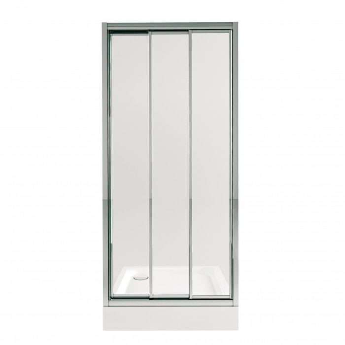 Набір Qtap двері в нішу Uniford CRM208.C4 + піддон Unisquare 308815