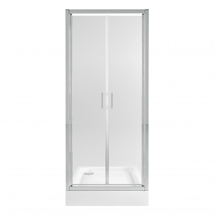 Набір Qtap двері в нішу Gemini CRM209.C6 + піддон Unisquare 309915
