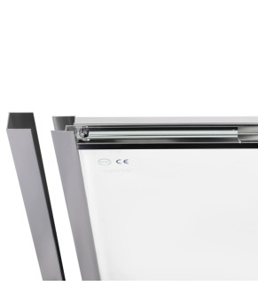 Душевая дверь Qtap Taurus CRM201-11.C6 97-108x200 см, стекло Clear 6 мм, CalcLess (SD00039722)