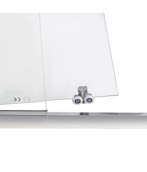 Душевая дверь Qtap Taurus CRM201-11.C6 97-108x200 см, стекло Clear 6 мм, CalcLess (SD00039722)