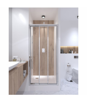 Душевая дверь в нишу Qtap Unifold CRM208.C4
