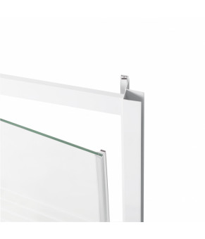 Набор Qtap дверь в нишу Pisces WHI208-9.CP5 + поддон Unisquare 309915