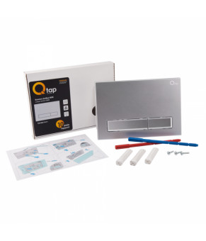 Набор Qtap инсталляция Nest QTNESTM425M08SAT + унитаз с сиденьем Lark QT0331159W