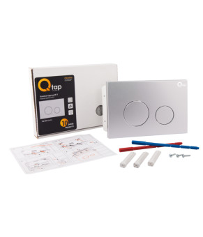 Набор Qtap инсталляция Nest QTNESTM425M11SAT + унитаз с сиденьем Lark QT0331159W