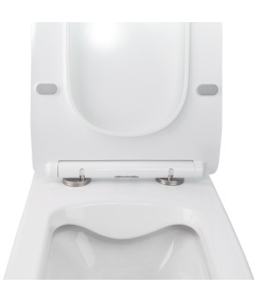 Готовое решение Qtap для ванной: Подвесной унитаз Crow Rimless 520х360х290 + инсталляция Nest 4 в 1 (Black mat) SD00042989