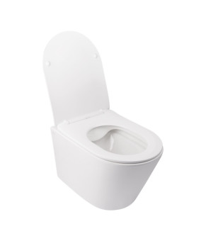 Набір Qtap інсталяція 3 в 1 Nest QT0133M425 з квадратною панеллю змиву QT0111M06028CRM + унітаз з сидінням Swan QT16335178W (SD00042991)
