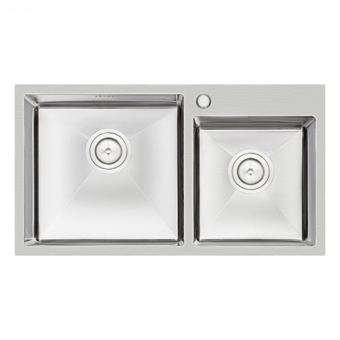 Кухонна мийка Qtap S7843 Satin 2.7/1.0 мм (QTS784310)