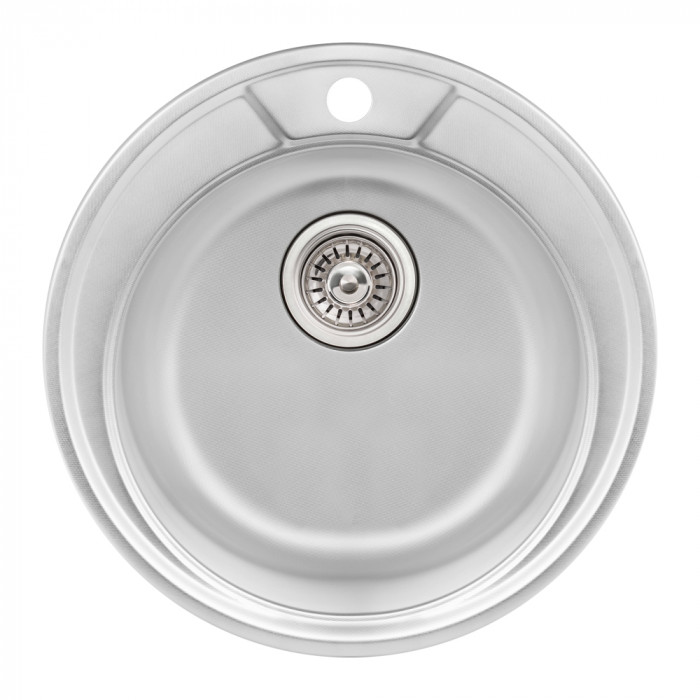 Кухонна мийка Qtap D490 Micro Decor 0,8мм (QTD490MICDEC08)
