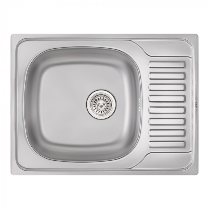 Кухонна мийка Qtap 6550 Satin 0,8 мм (QT6550SAT08)