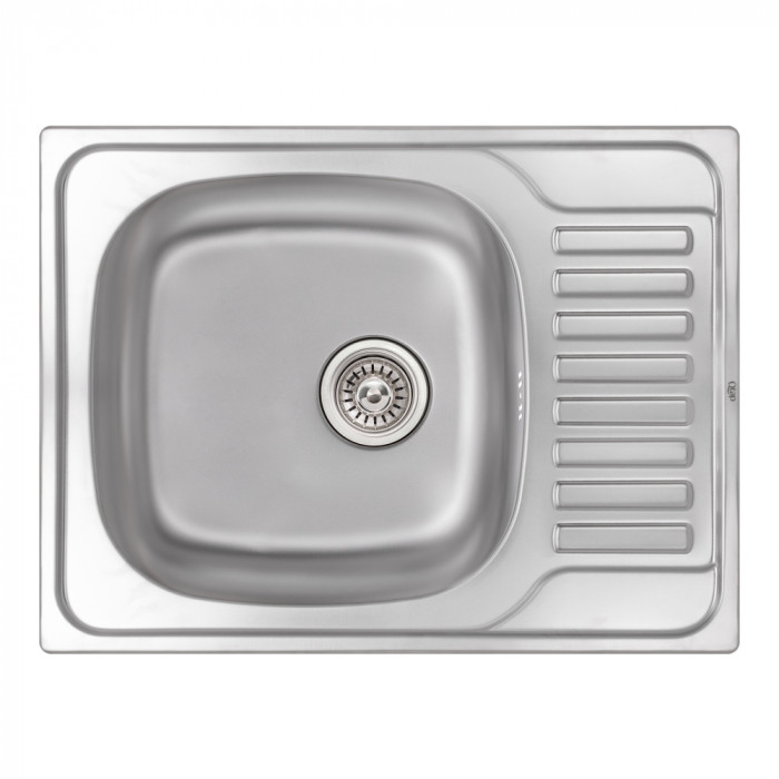 Кухонна мийка Qtap 6550 Micro Decor 0,8 мм (QT6550MICDEC08)