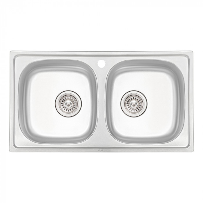 Кухонна мийка Qtap 7843-B Micro Decor 0,8 мм (QT7843BMICDEC08)