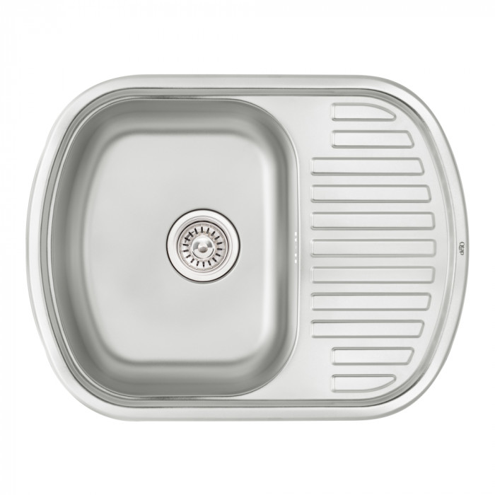 Кухонна мийка Qtap 6349 Satin 0,8 мм (QT6349SAT08)