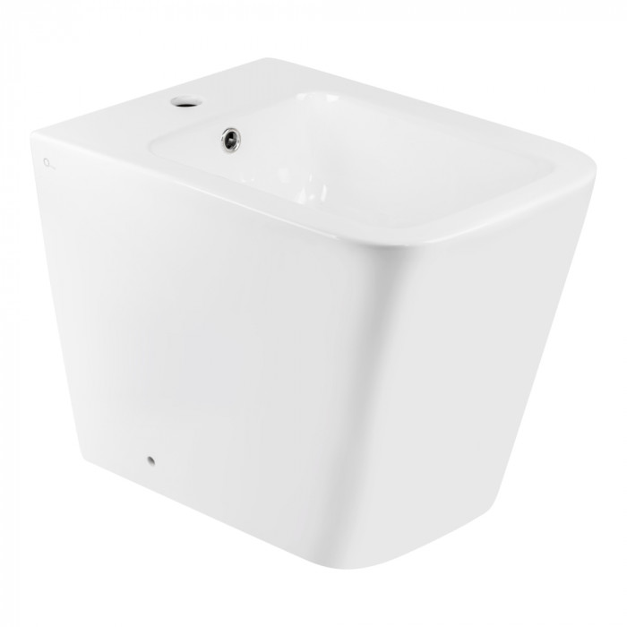 Биде напольное Qtap Crow 545х360х410 White (QT05443370W)