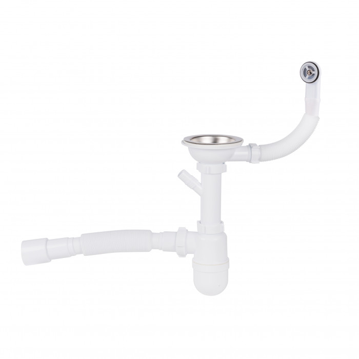Сифон для кухонного миття Lidz (WHI) 60 08 E001 01